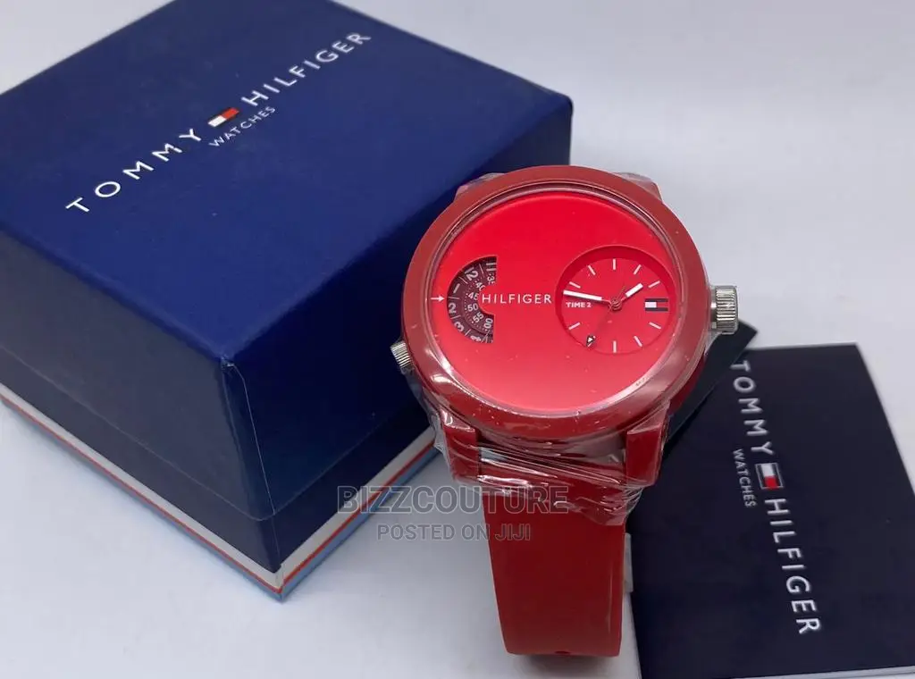 Original TOMMY HILFIGER Rubber Strap Available in Store