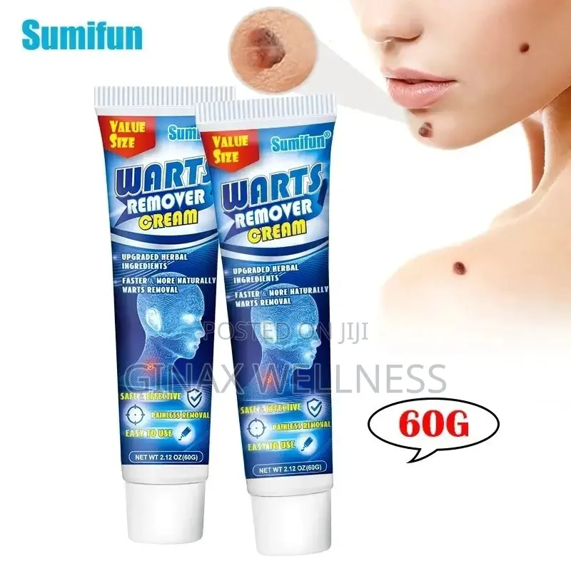 Warts Remover Cream (3x Size, 60grams) for Skin Tags Warts