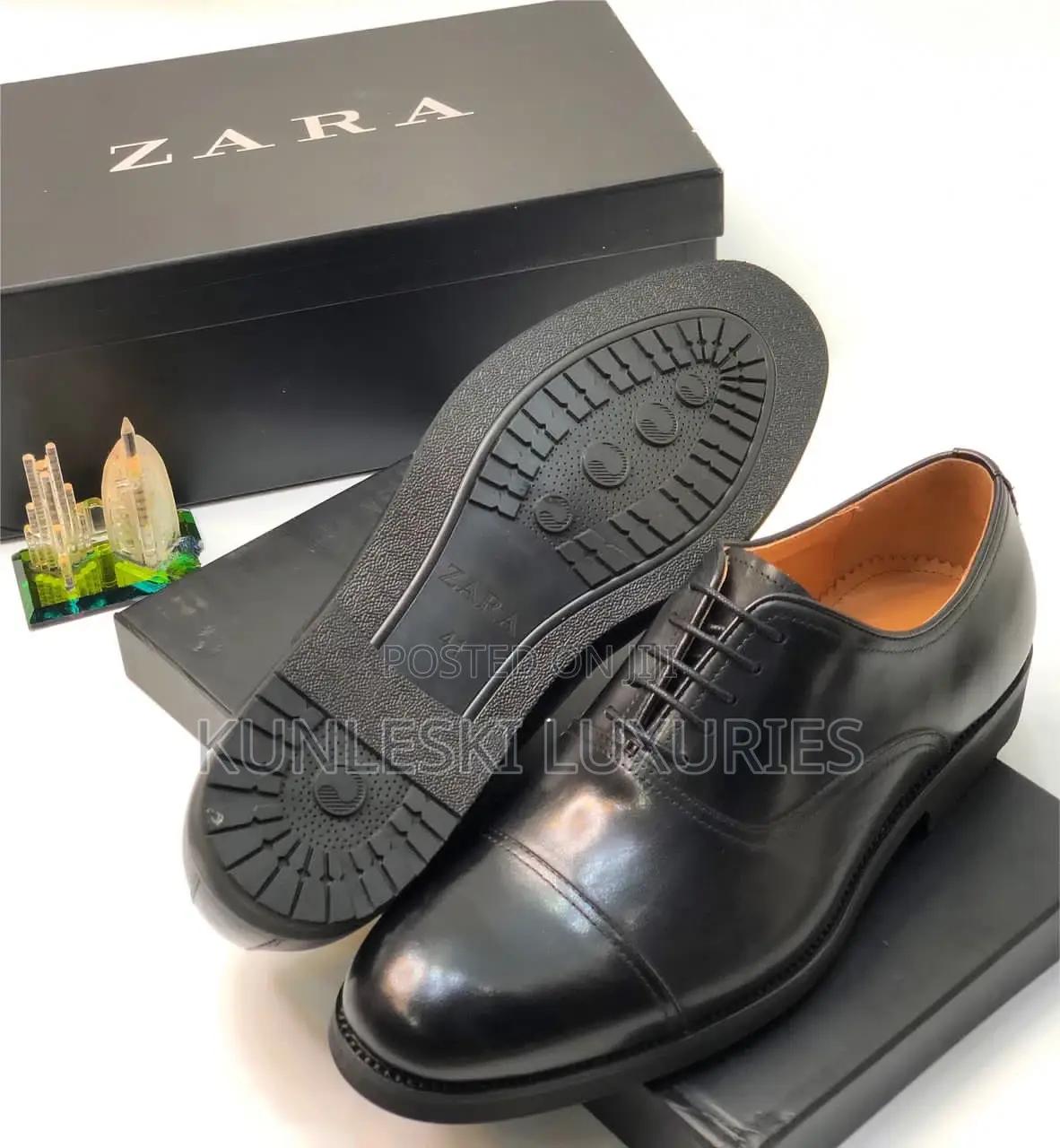 Original Zara Oxfords Men Leather Shoe