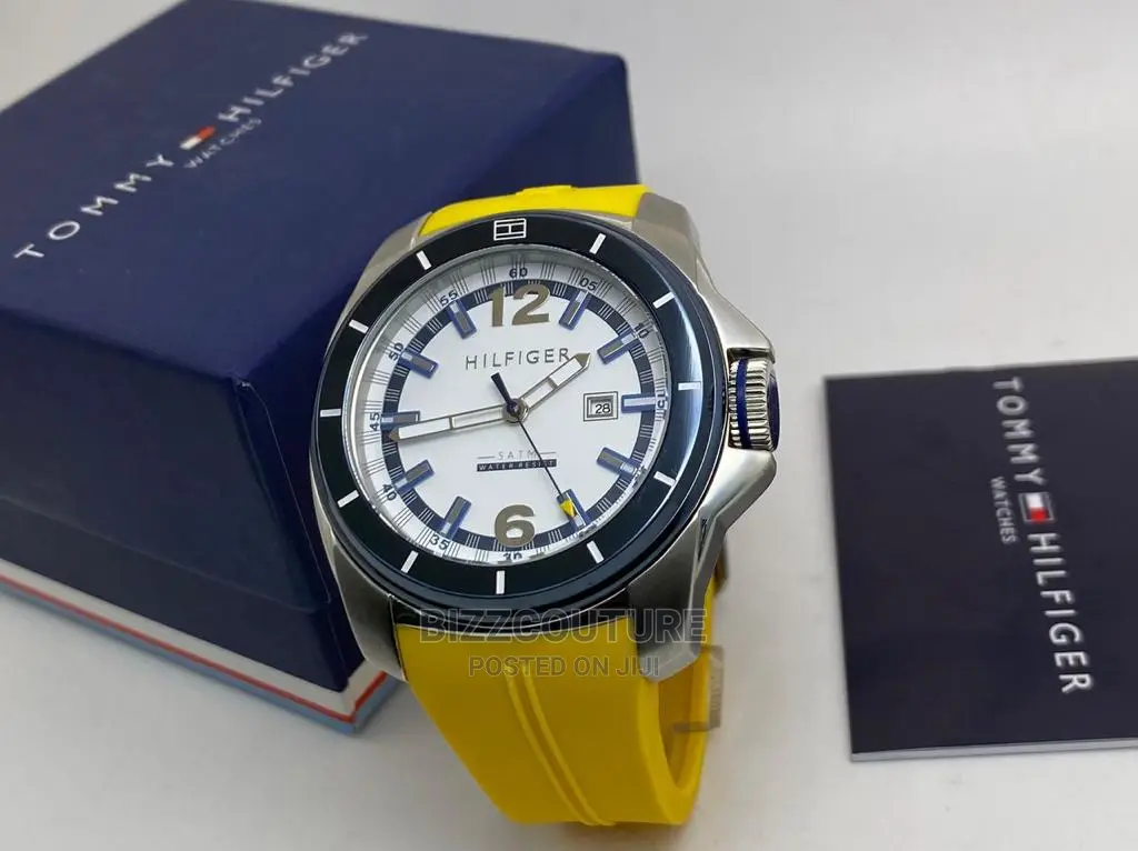 Original TOMMY HILFIGER Rubber Strap Available in Store