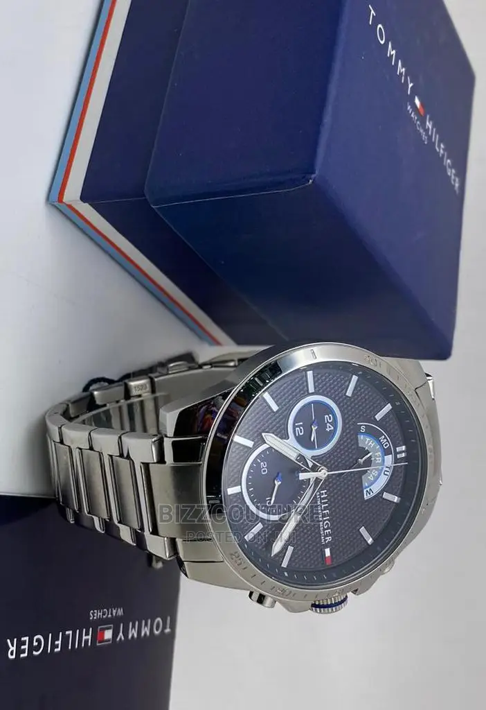 Original TOMMY HILFIGER Silver Steel Available in Store