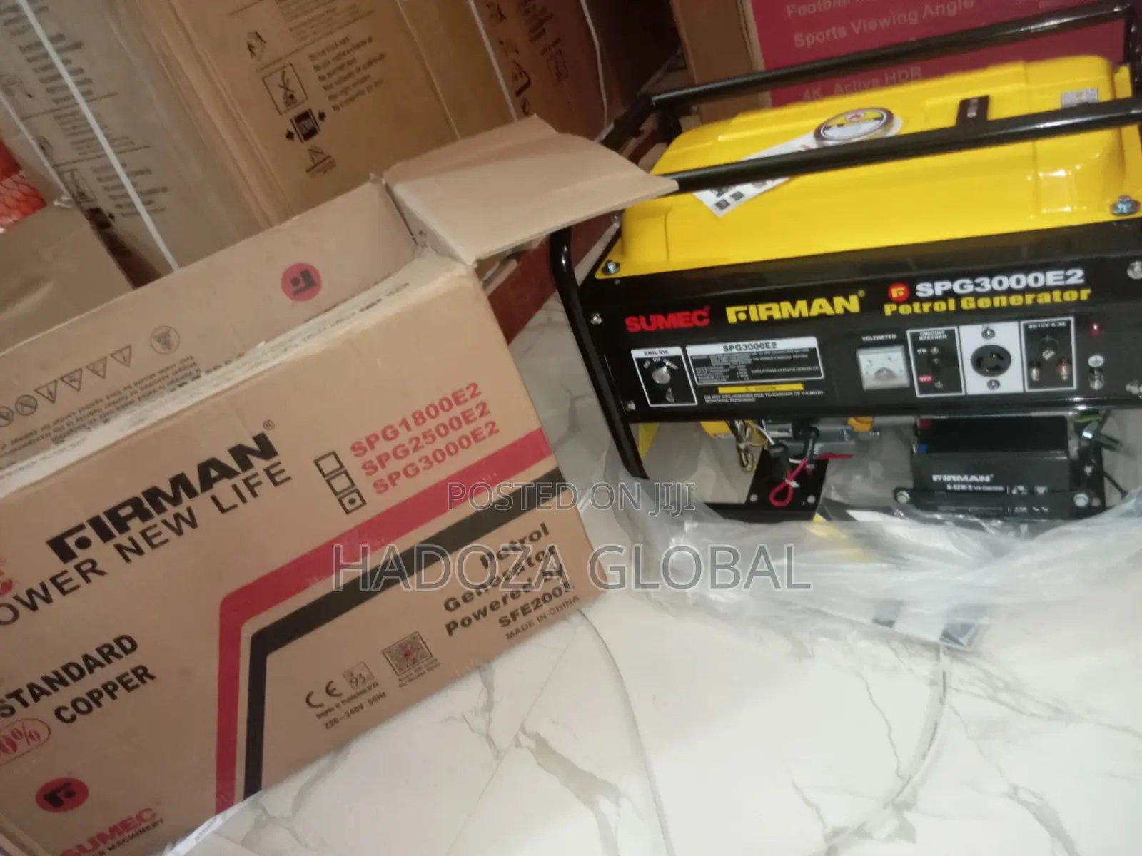 Sumecfirman 5.5kva 100% Copper Key Start Generator SPG3000E2