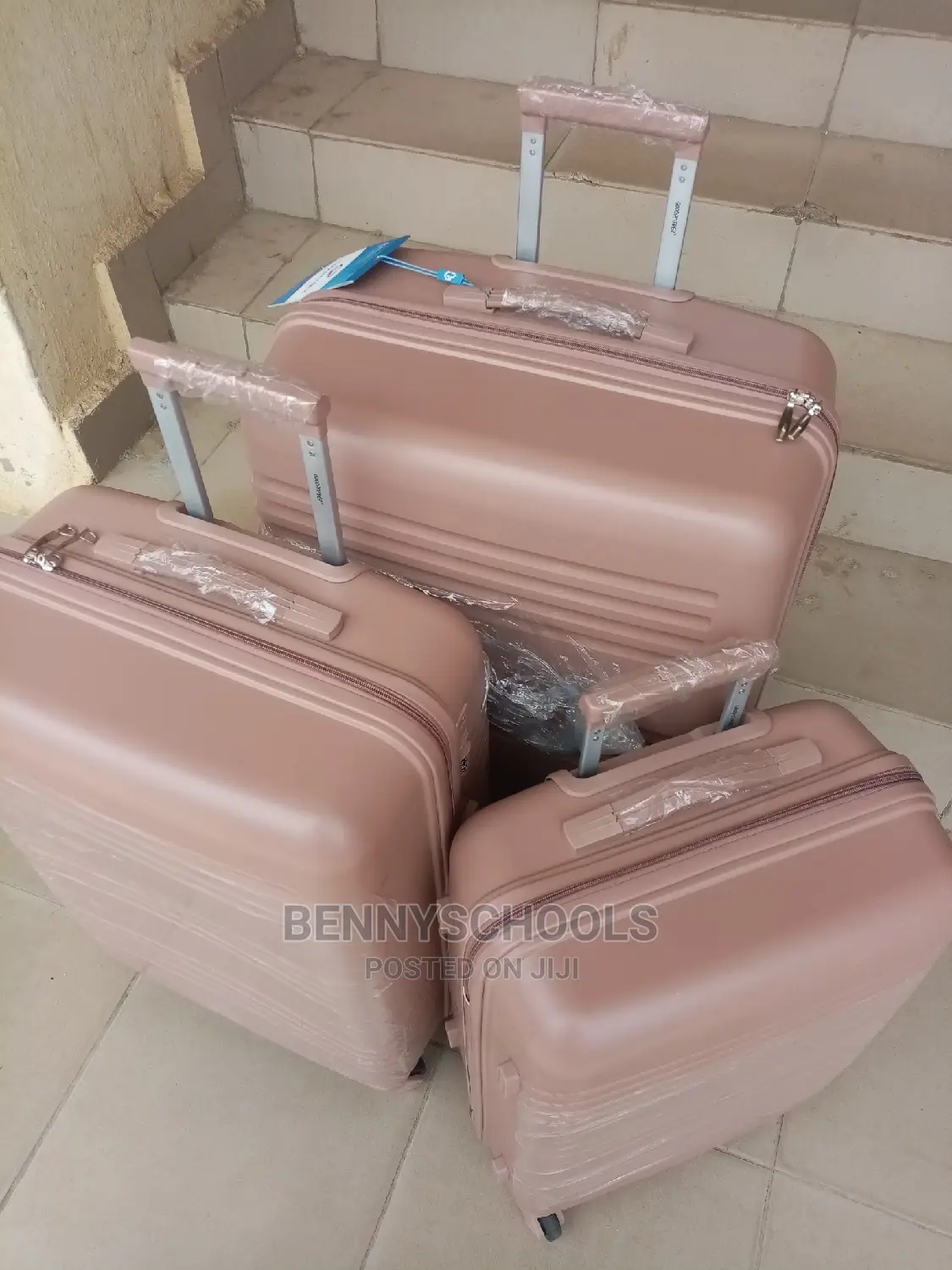 Set of 3 Unbreakable Elastic Rubber Plastic Luggage Boxes