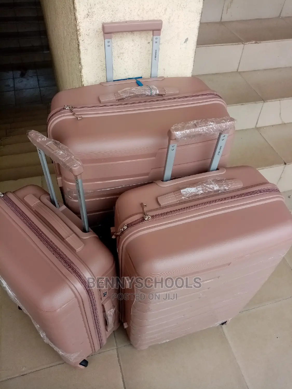 Set of 3 Unbreakable Elastic Rubber Plastic Luggage Boxes