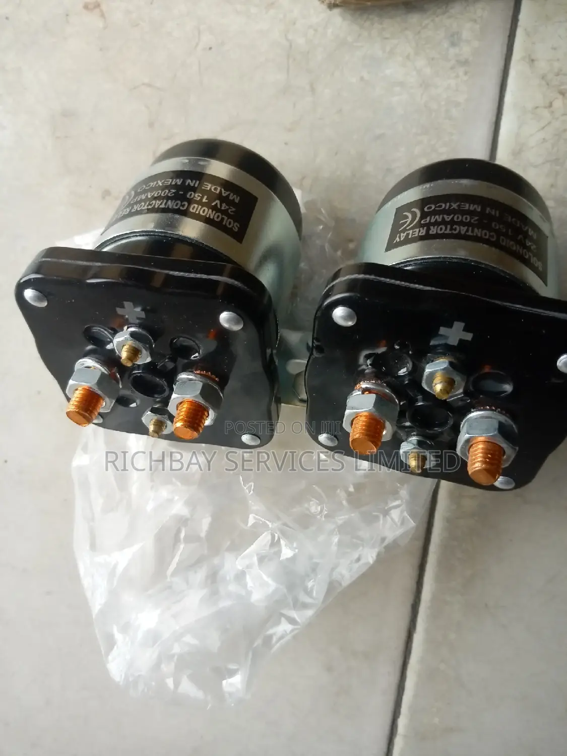 24V Solonoid Contactor Relay 150-200amp