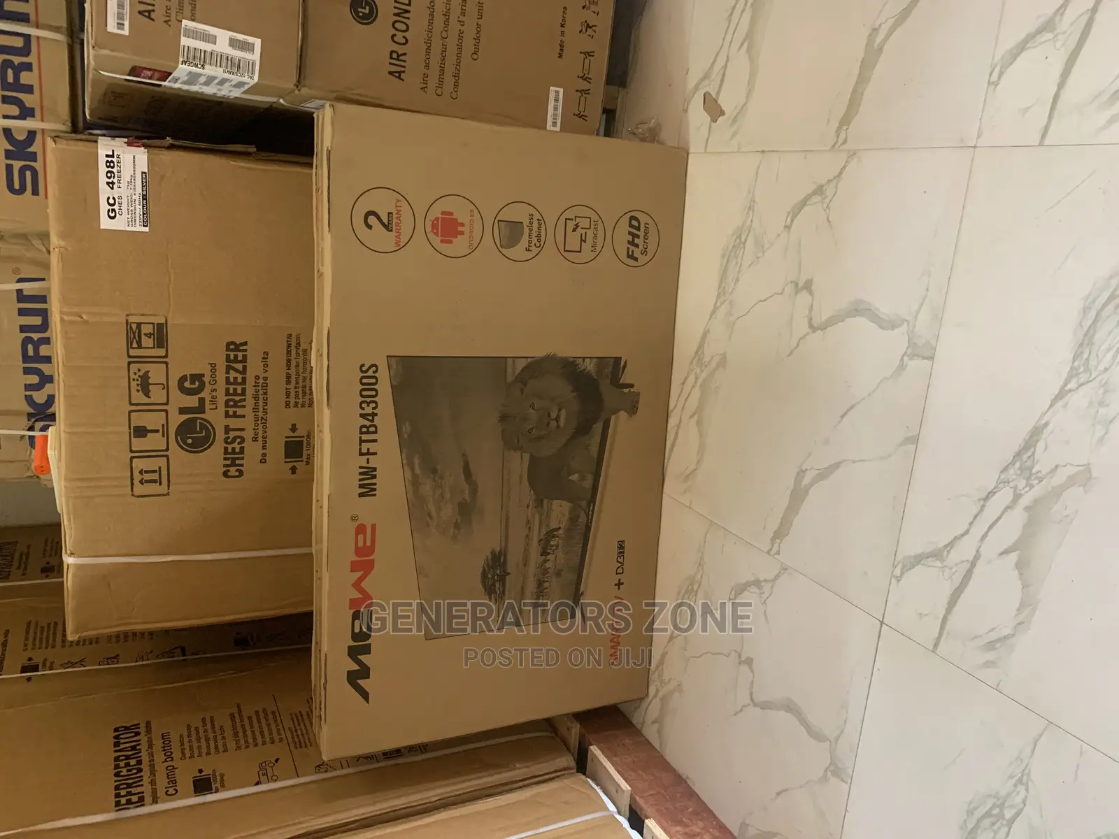 Mewe 43 Inches Smart Frameless TV +2 Years Warranty