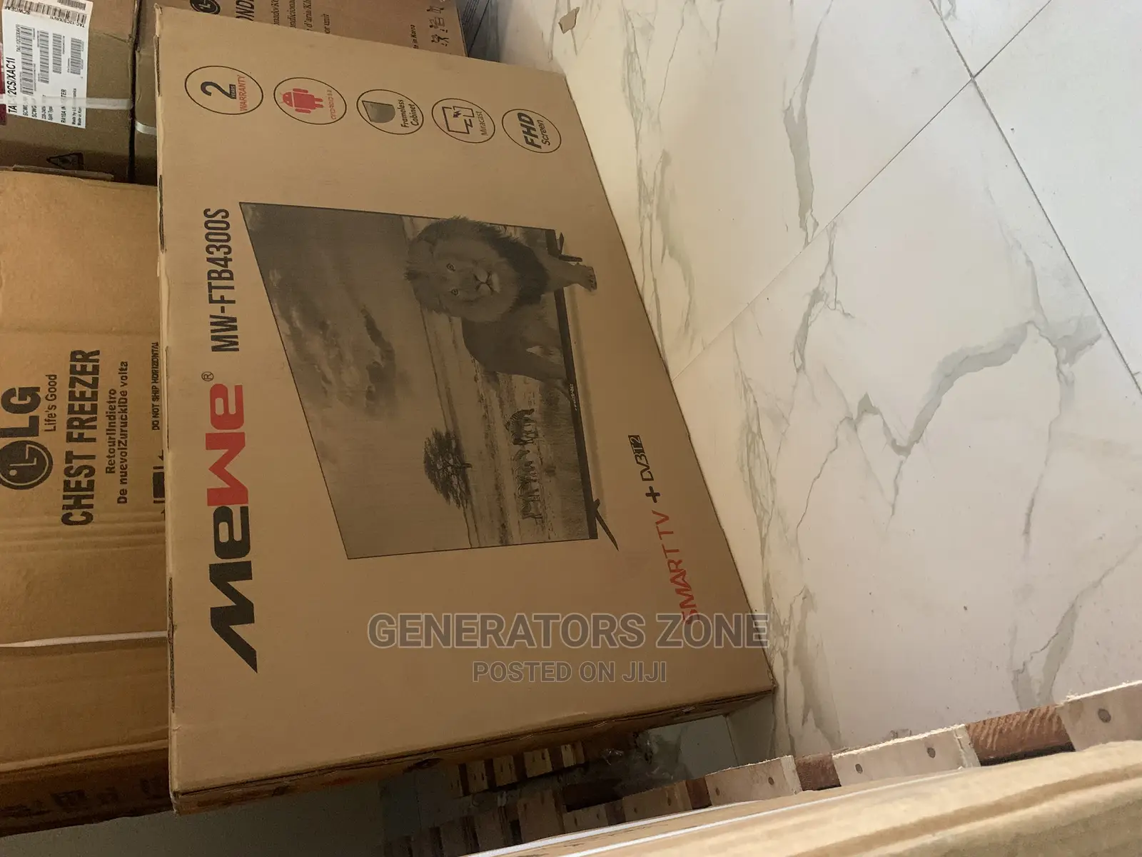 Mewe 43 Inches Smart Frameless TV +2 Years Warranty