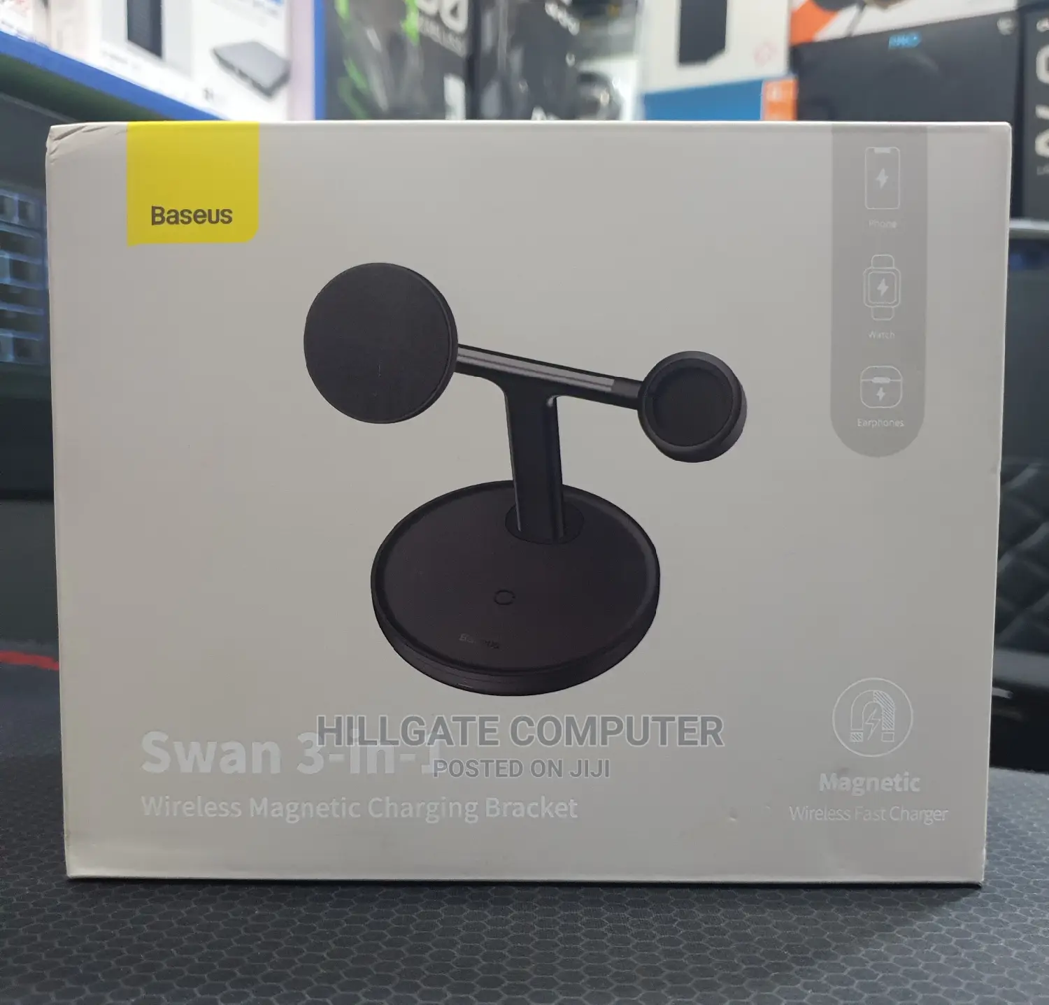 Baseus Swan 3 in 1 Wireless Magnetic Charging Bracket
