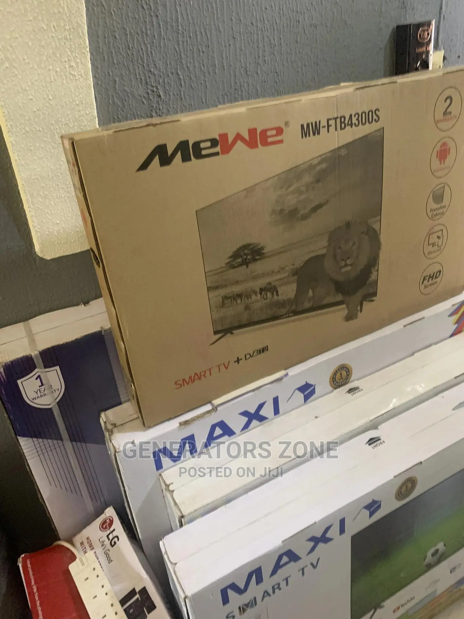 Quality and Affordable 43 Inch Smart|Frameless Tv