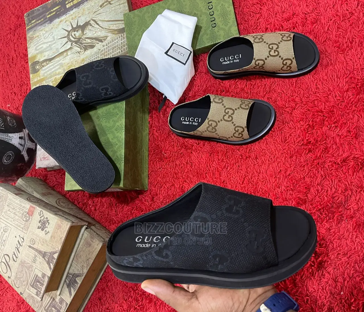 Original GUCCI Slippers Available in Store