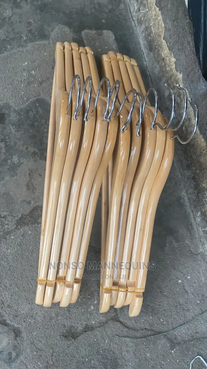 Neat Brand New Wooden Clothes Hangers