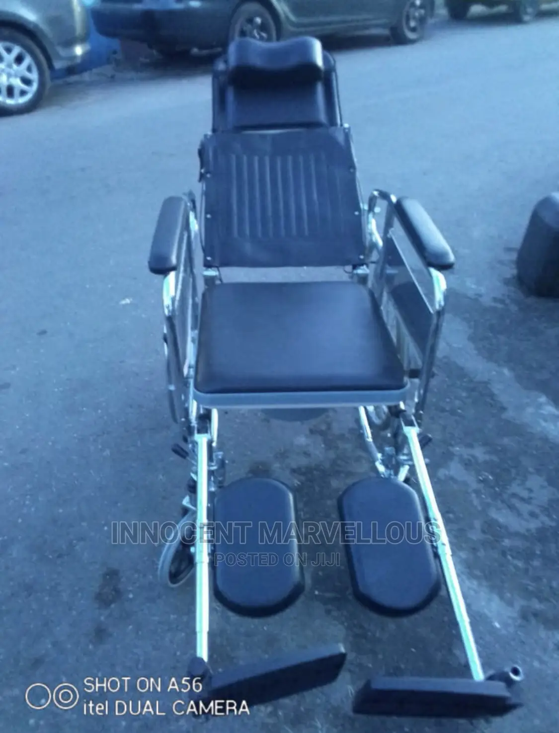 Collapsible Commode Wheelchair