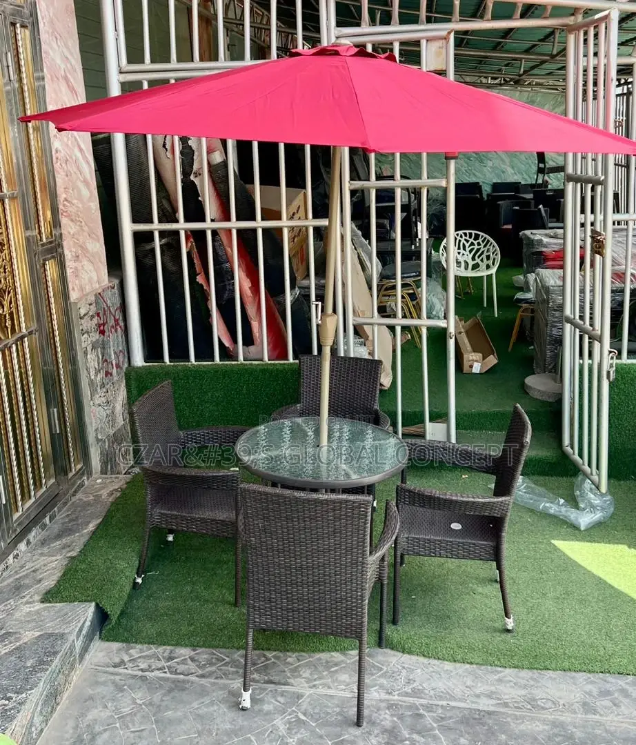 Quality Multi Purpose Chairs and Table With Umbrella