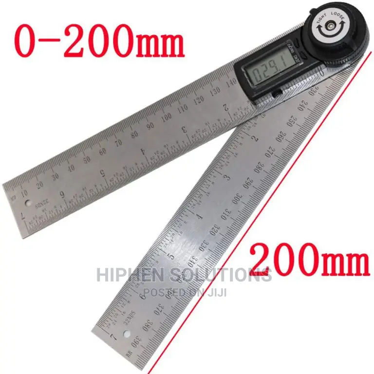 Electronic Angle Finder Ruler 200mm Digital Angle