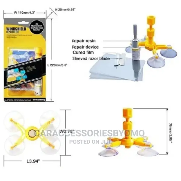 Car Windshield Repair Kit