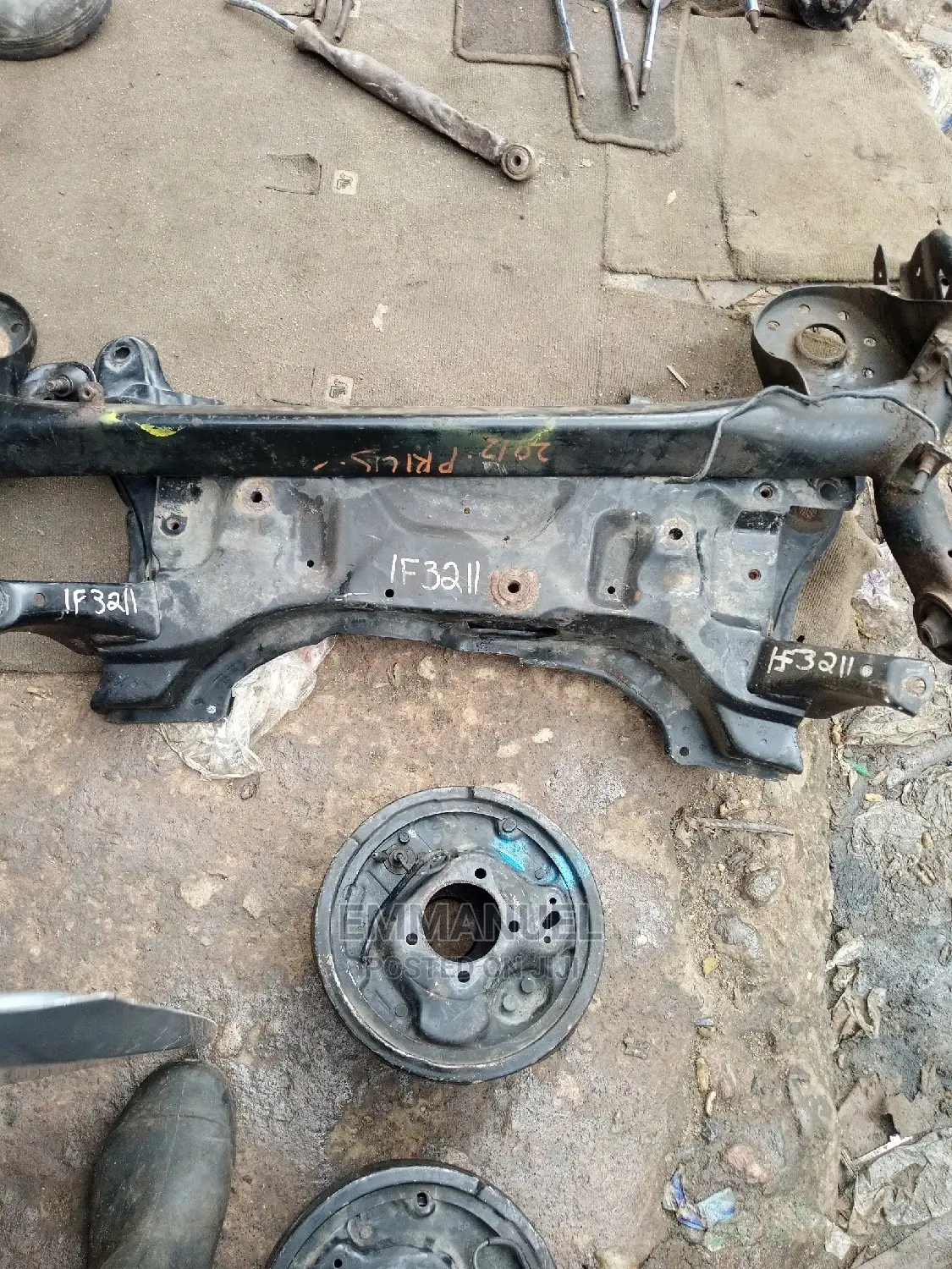 Front Beam Toyota Yaris 2007 2010 Engine Beam Toyota Yaris