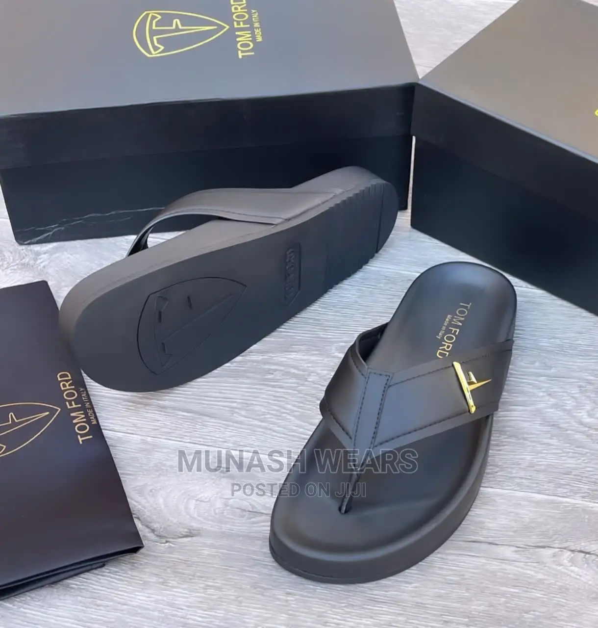 Tom Ford Leather Slipers