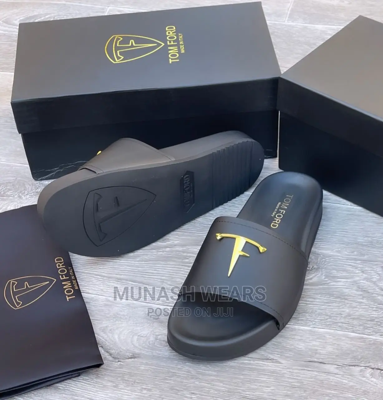 Tom Ford Leather Slipers