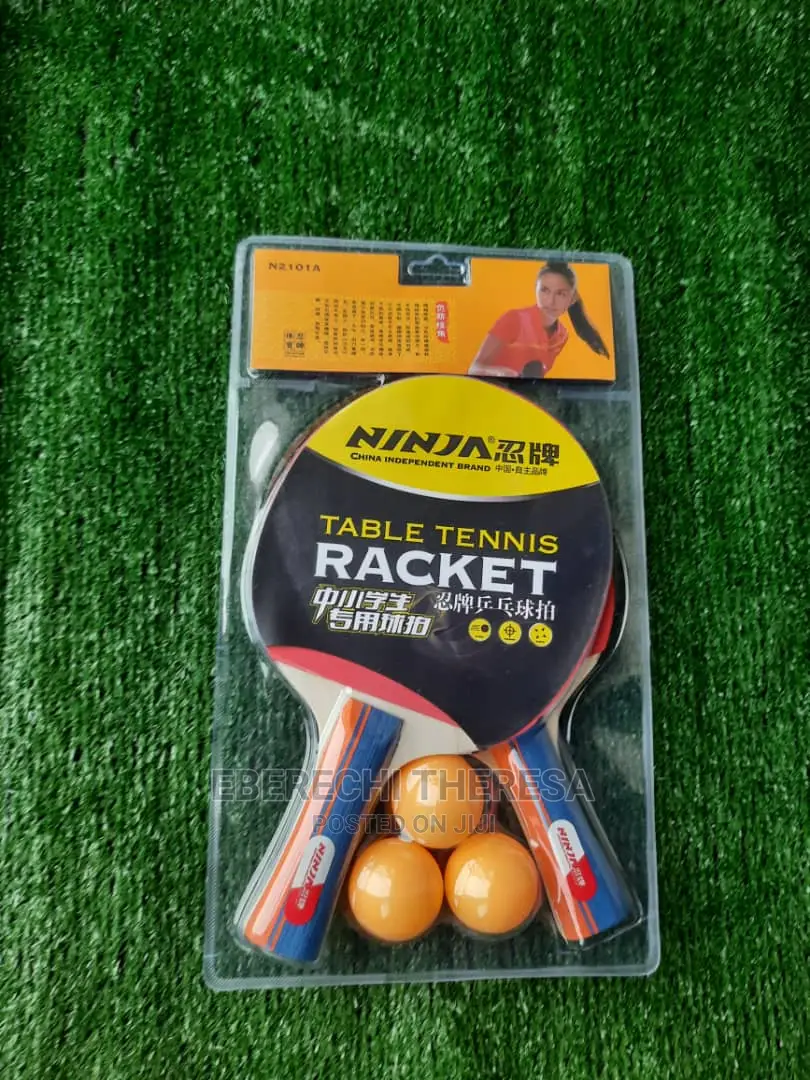 Table Tennis Bat and Egg