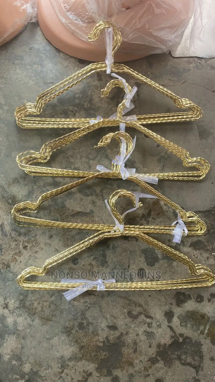 Twisted Gold Hangers New Design