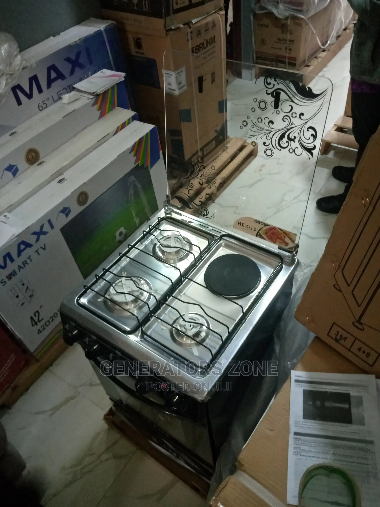 Quality Nexus 3 Gas 1 Electric Nx-5055 Cooker