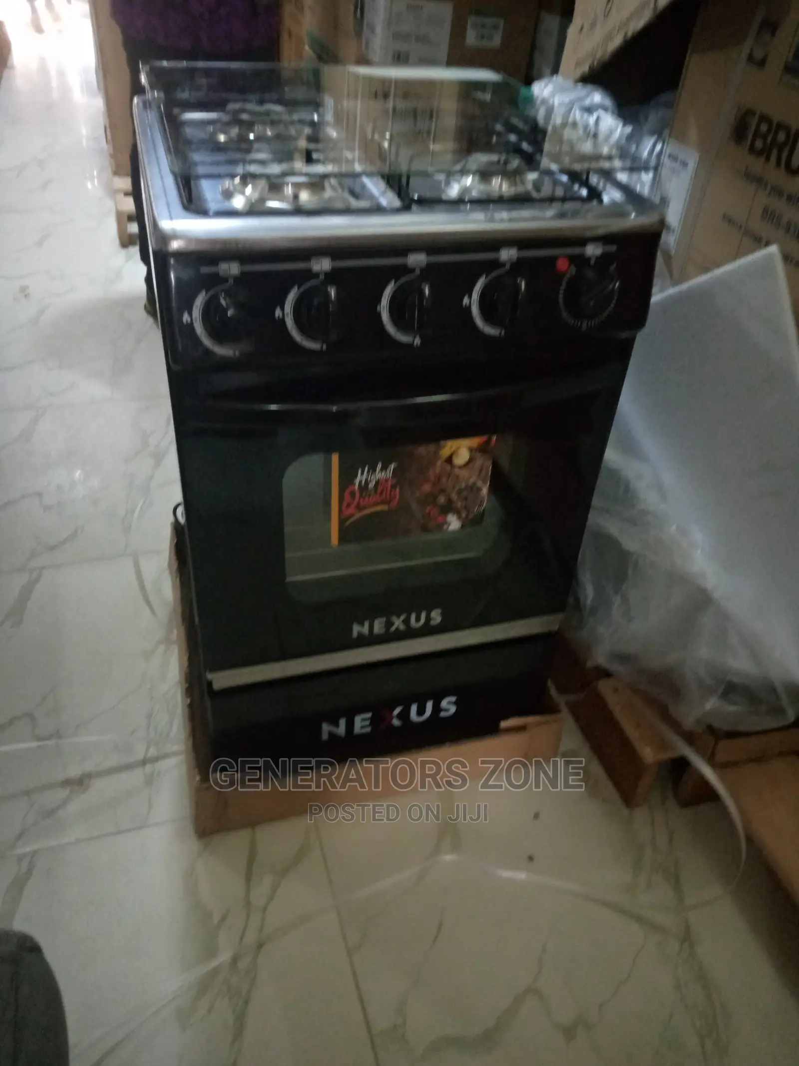 Gas Cooker Nx-5055 3 Gas 1 Electric