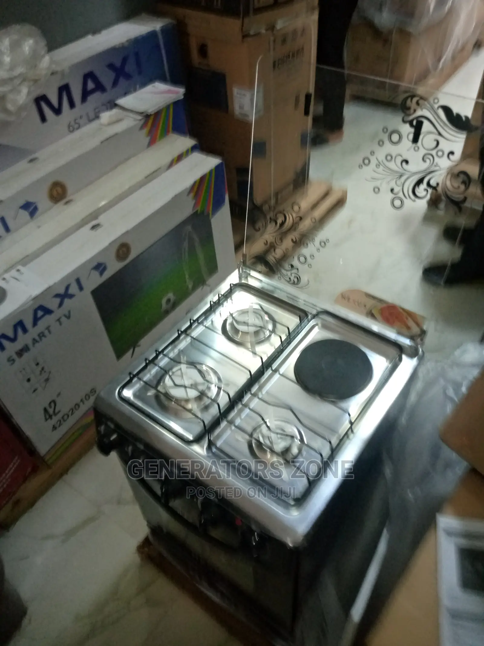 Gas Cooker Nx-5055 3 Gas 1 Electric