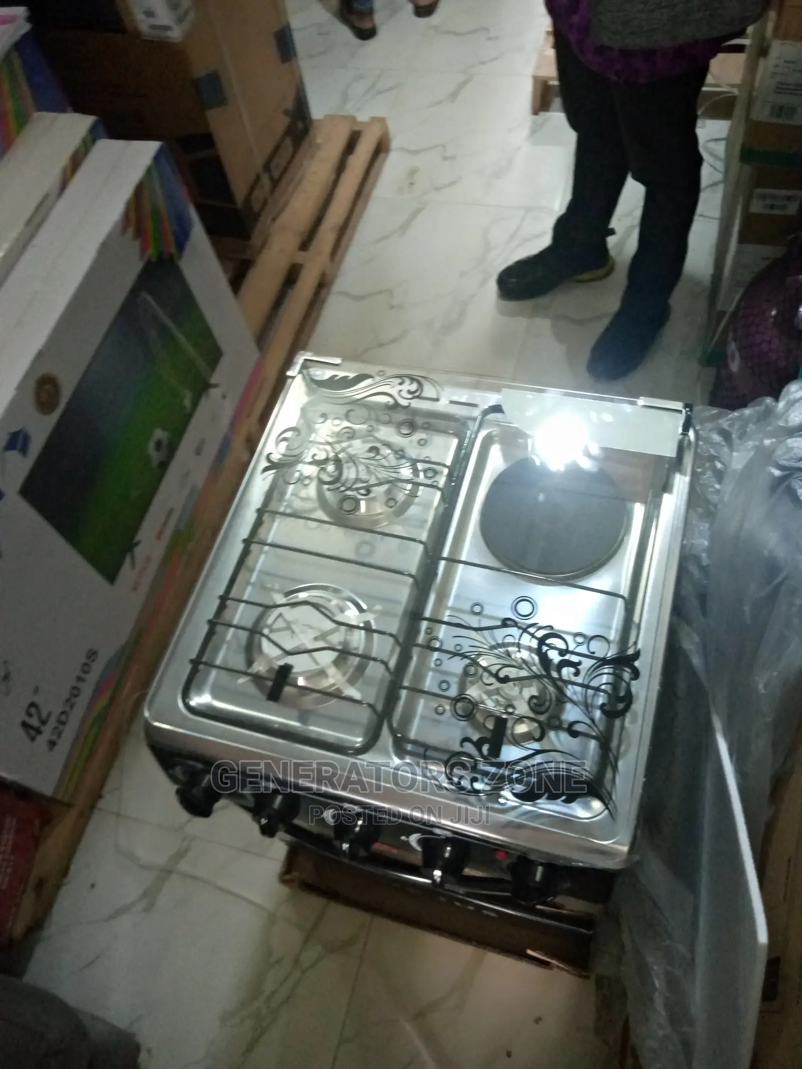 Easy Clean Nx-5055 3 Gas 1 Electric Cooker