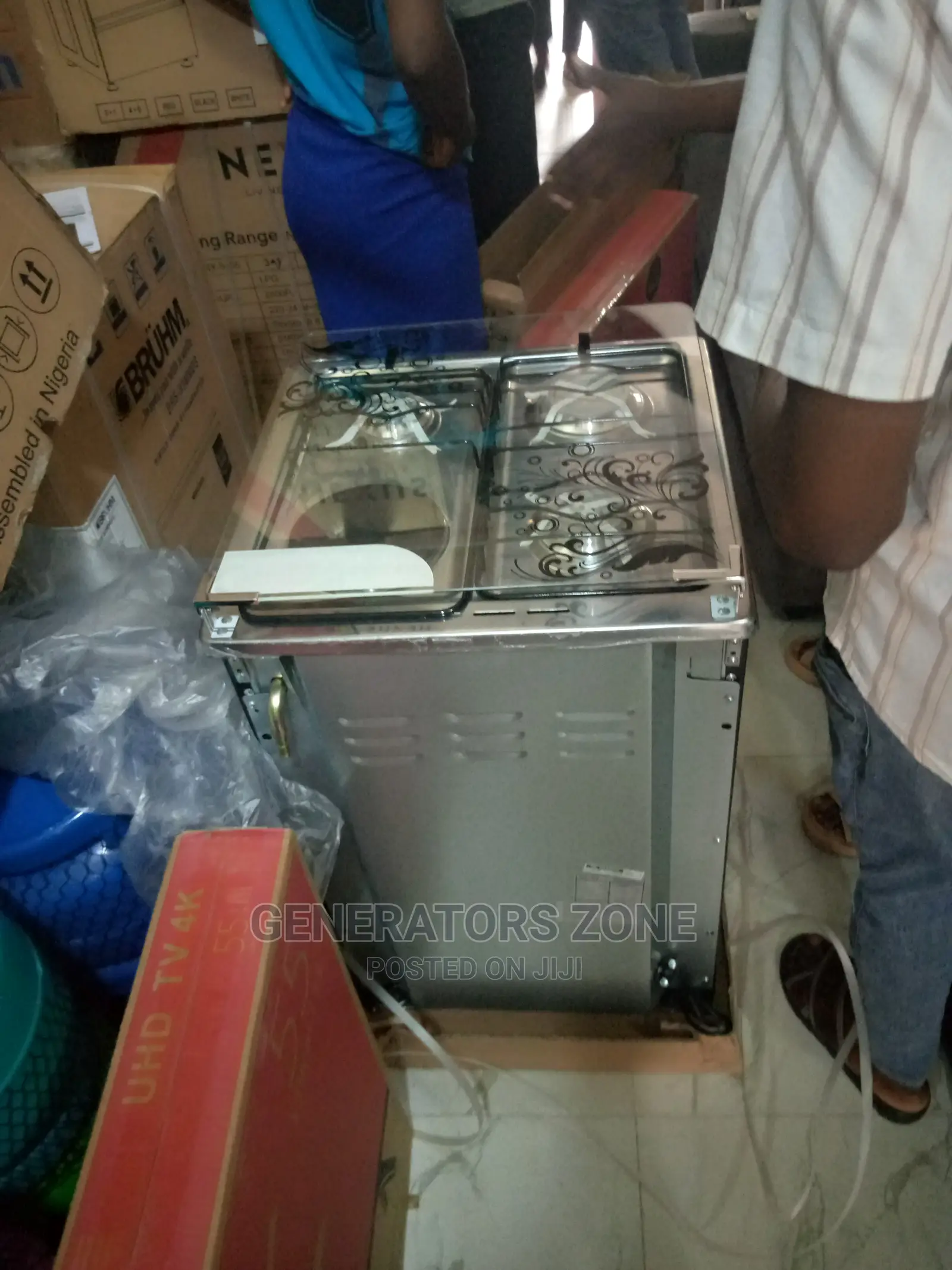 Nx-5055 1 Electric 3 Gas Cooker + Baking Oven