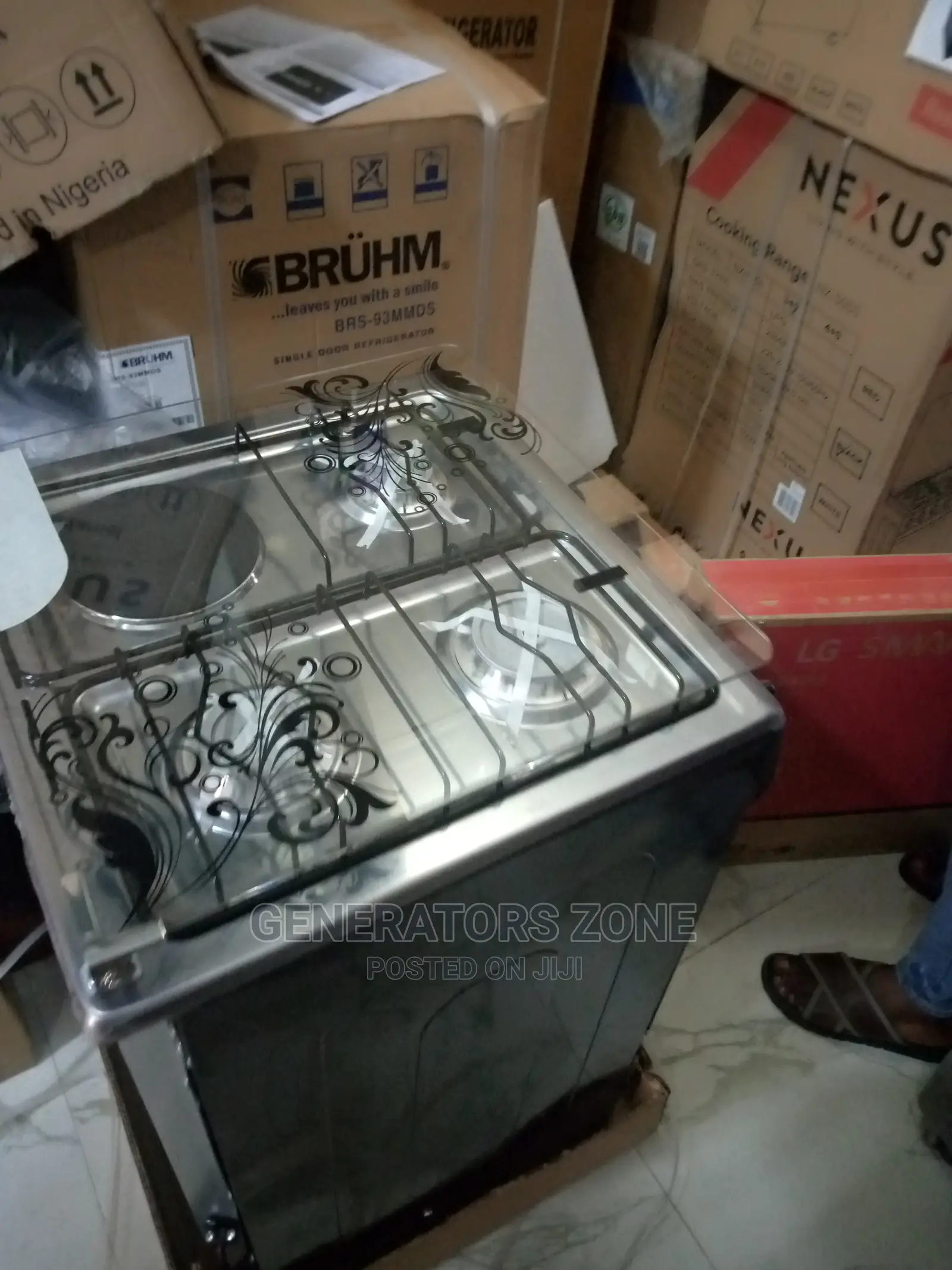 Multipurpose 3 Gas 1 Electric Nx-5055 Cooker +Oven