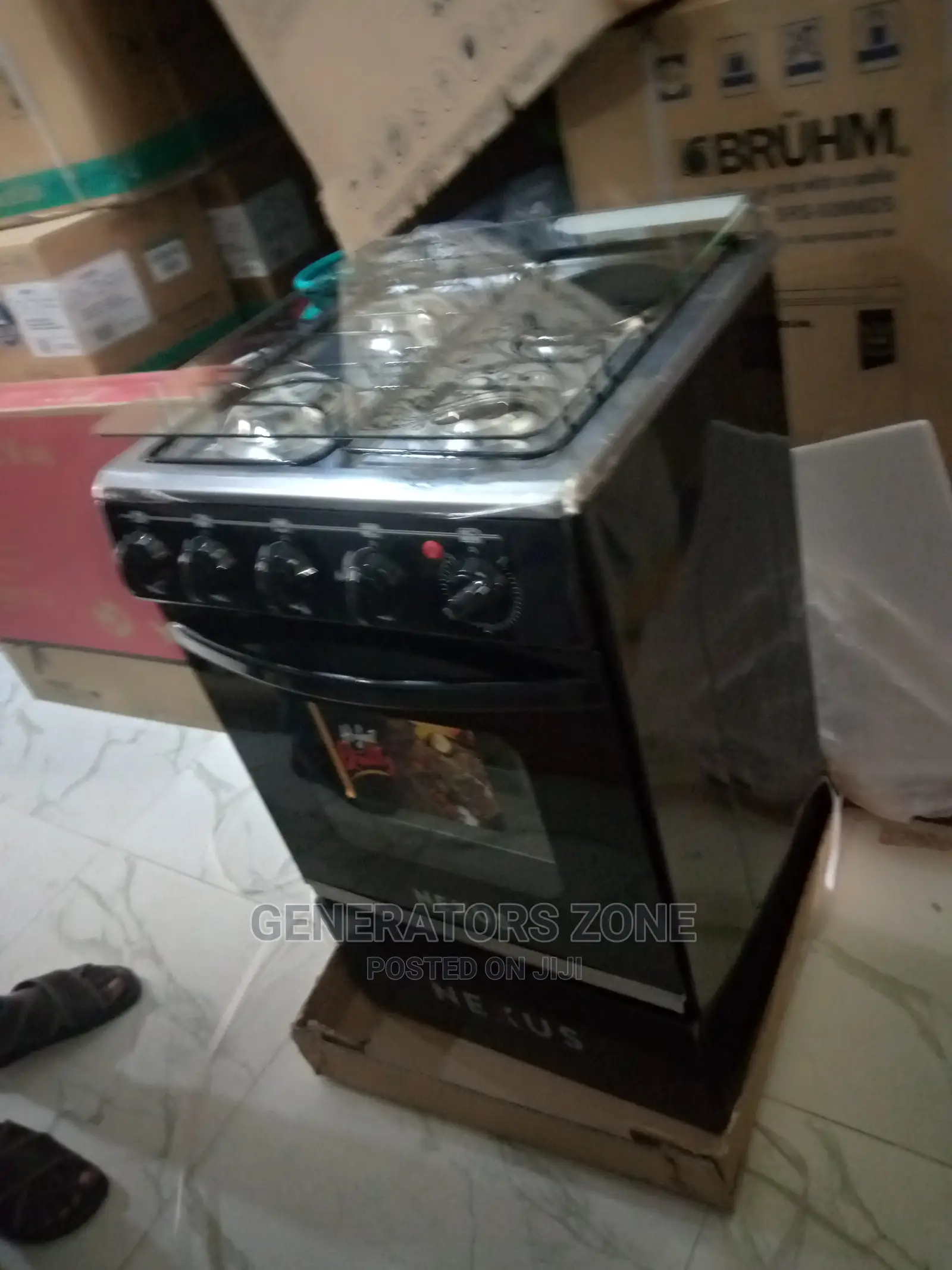 Durable Nx-5055 3 Gas 1 Electric Cooker + Baking Oven