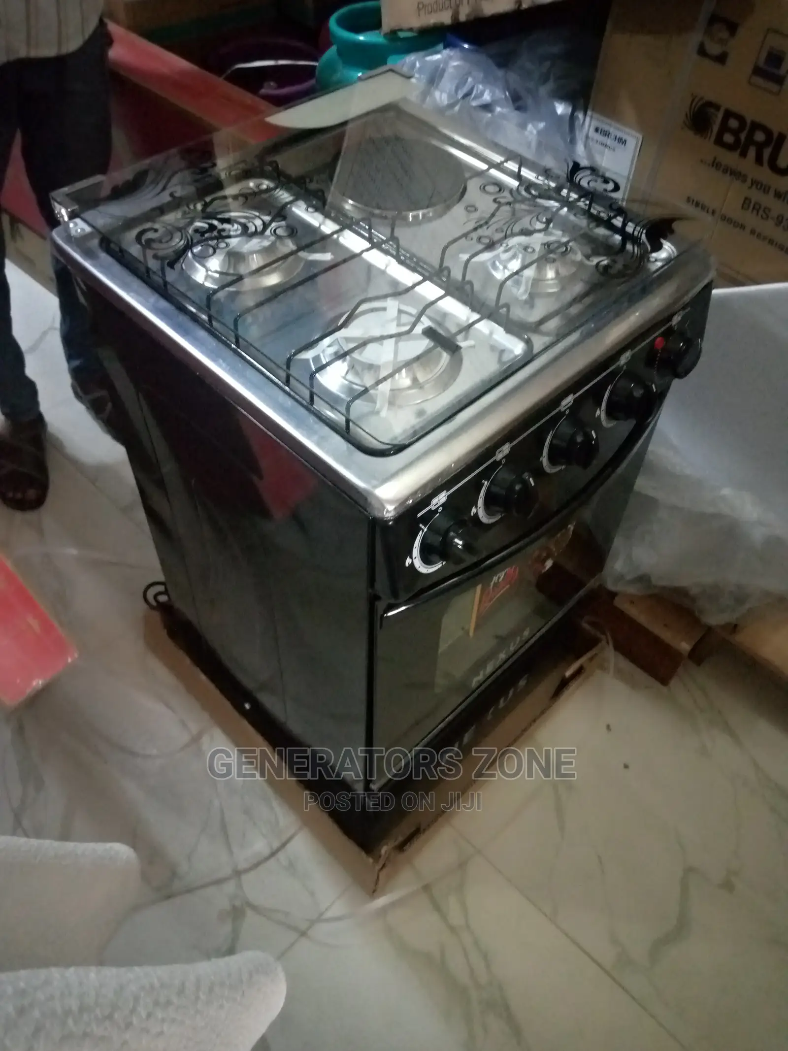 Luxury Nx-5055 4 Burner Cooker (Easy Clean)