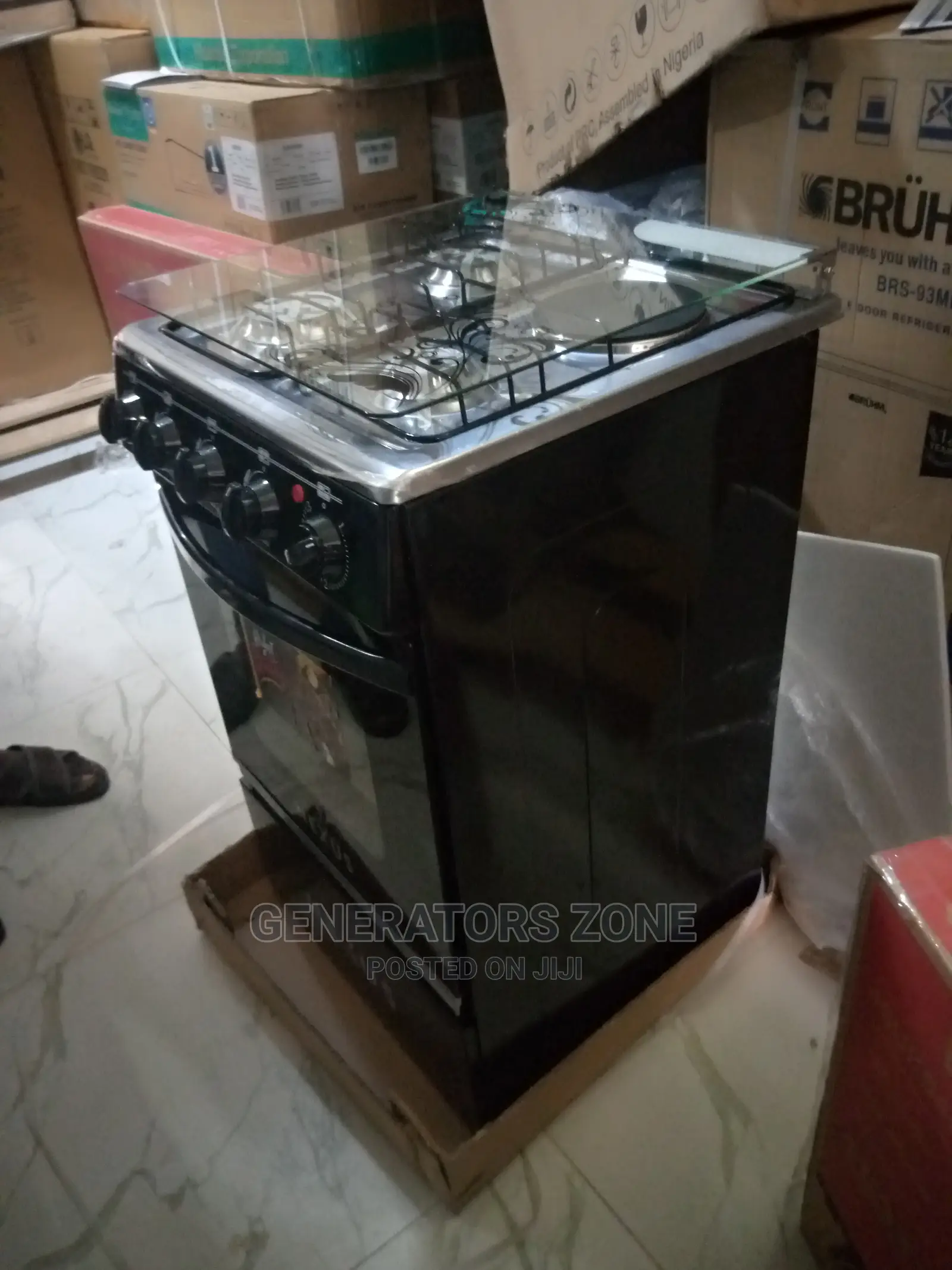 New Nx-5055 4 Burner Cooker + Baking Oven