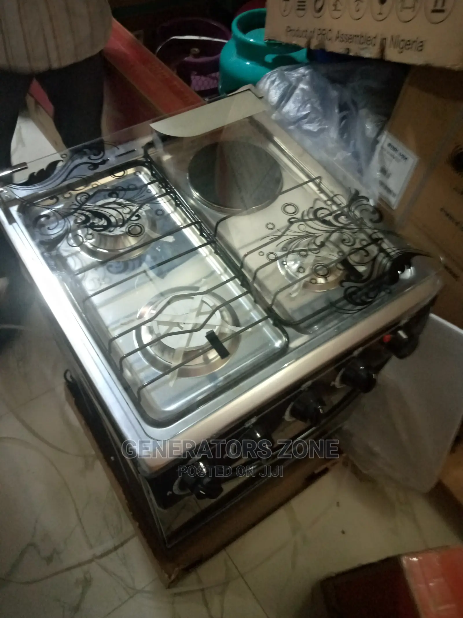 New Nx-5055 4 Burner Cooker + Baking Oven