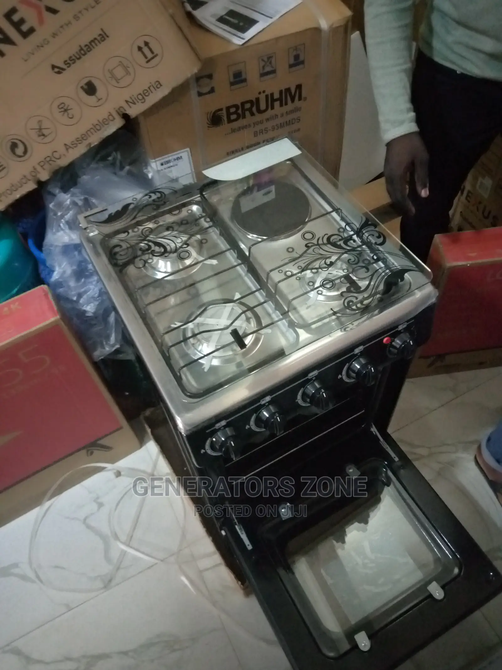 Amazing Nx-5055 4 Burner Cooker + Baking Oven