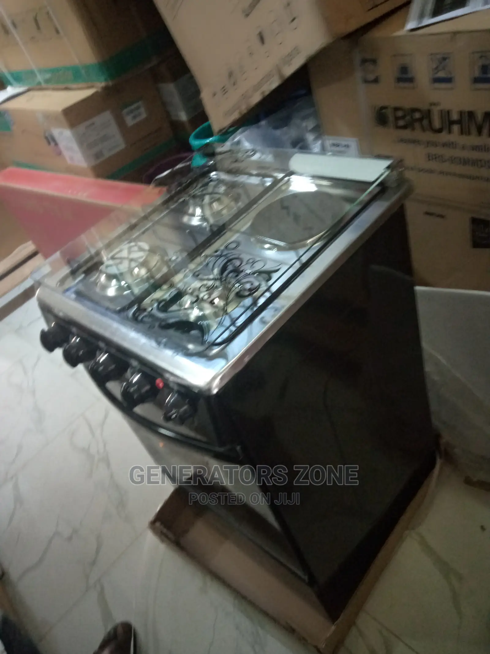 Amazing Nx-5055 4 Burner Cooker + Baking Oven