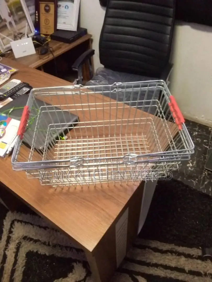Supermarket Basket Stainless