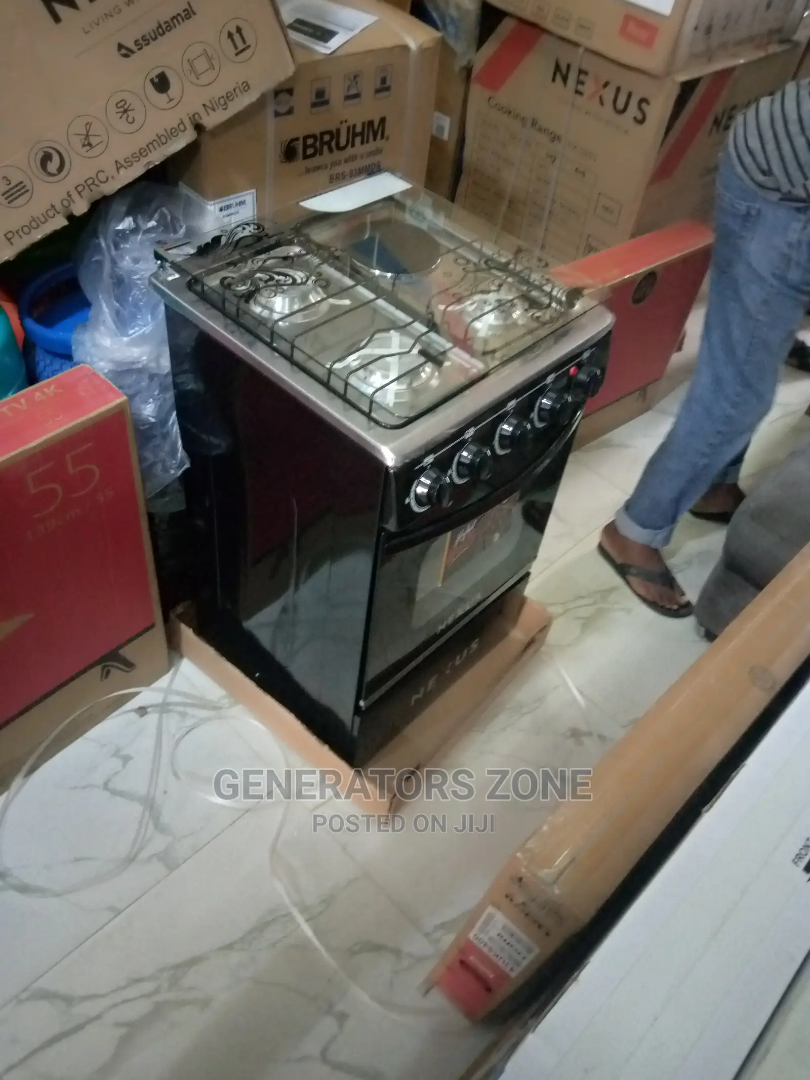 Multi Function Nx-5055 3 Gas 1 Electric Cooker + Oven