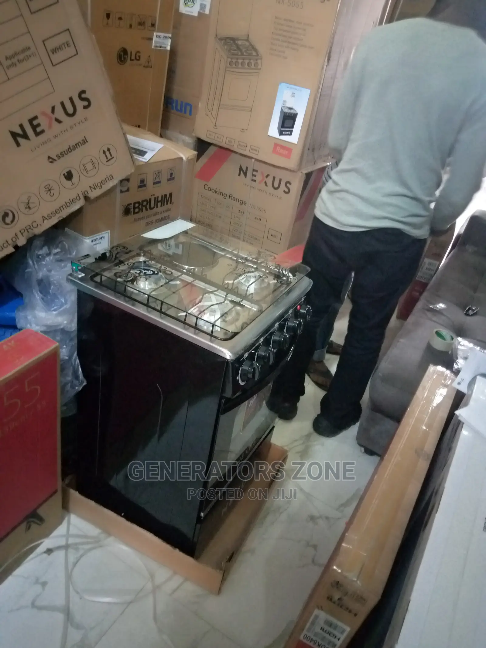 Wonder Cooker Nx-5055 3 Gas 1 Electric + Oven