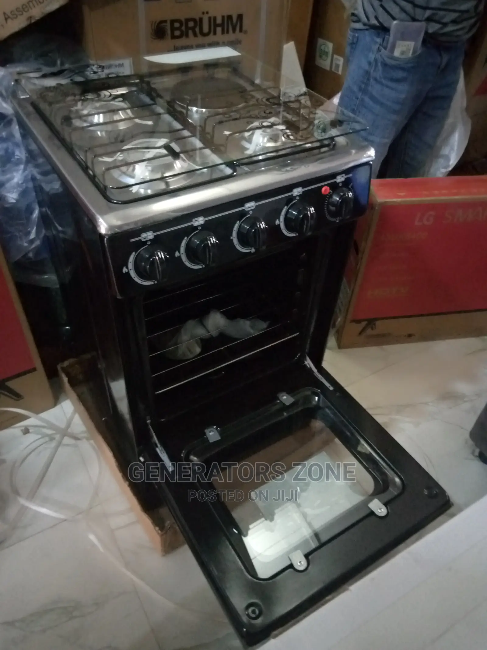 Latest Nx-5055 4 Burner Cooker With Oven