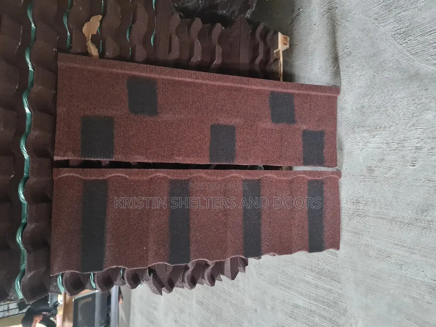 Pure Horse Blood Stone Coated Roofing Sheet