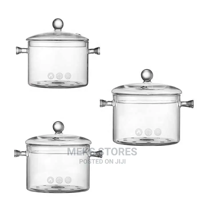 1900 Ml Glass Pot