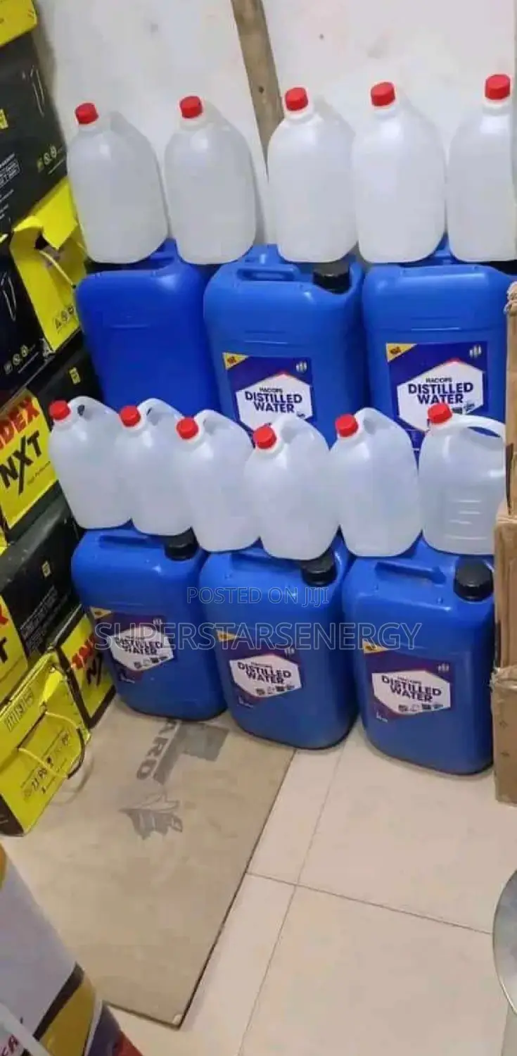 Electrolyte and Distilled Water for Tubular Batteries
