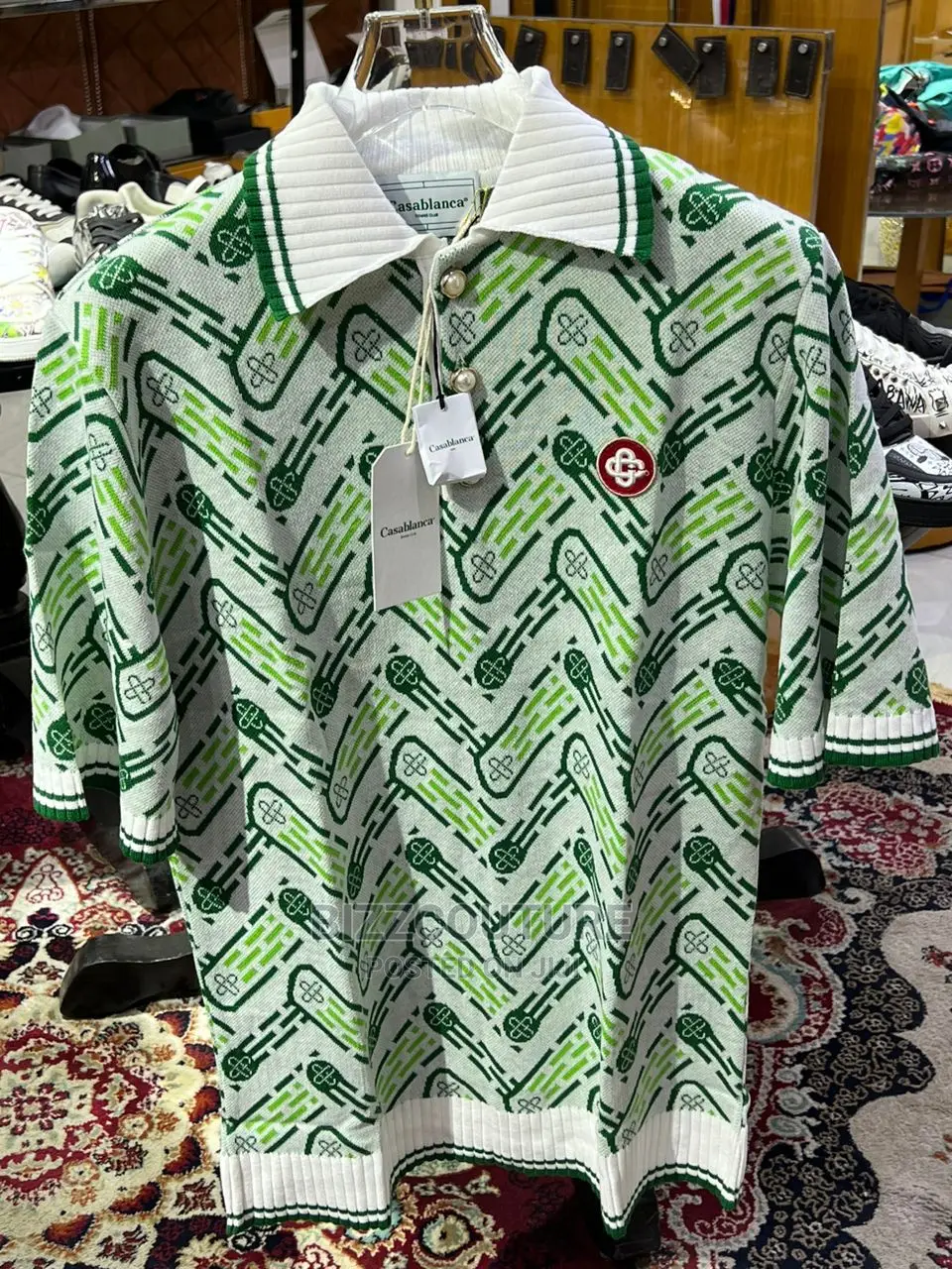 Original CASABLANCA Polo Shirt Available in Store