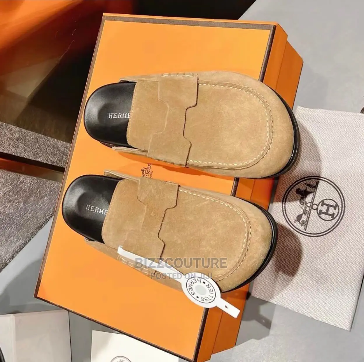 Original HERMES Half Shoes Available in Store