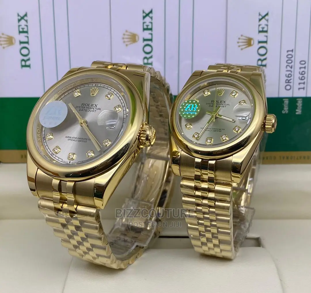 Original ROLEX DATE JUST Gold Chain Strap Available in Store