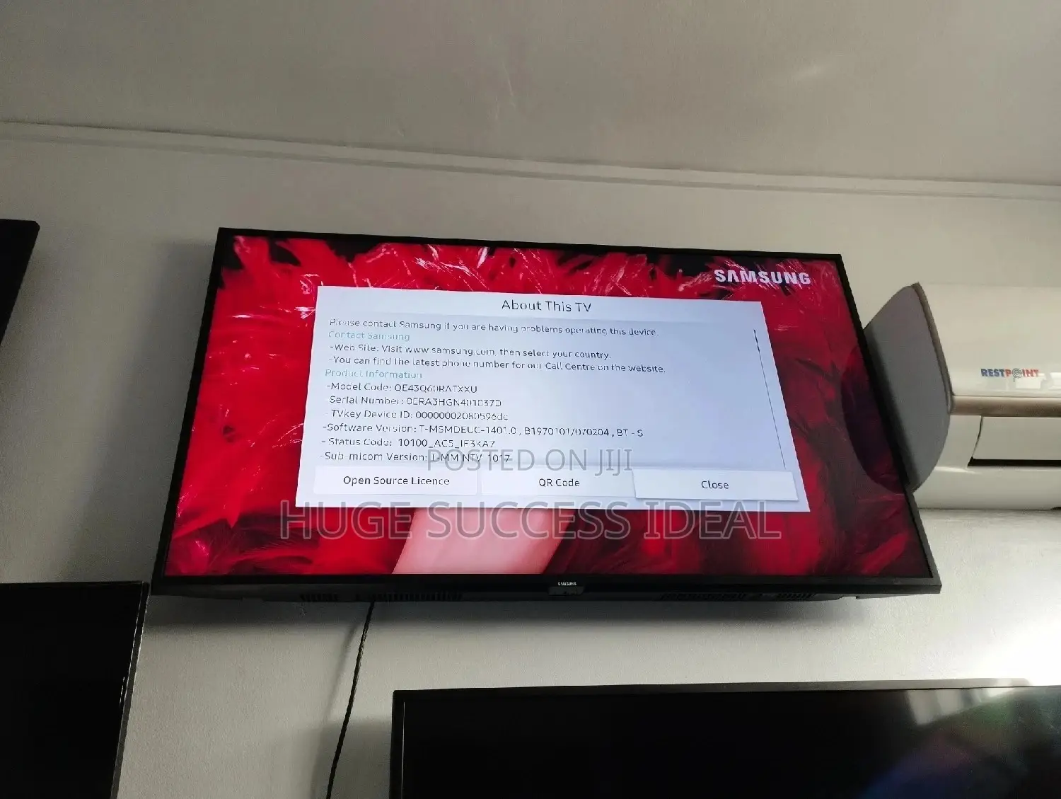 Samsung 2019 43" Q60R QLED Quantum HDR Smart TV