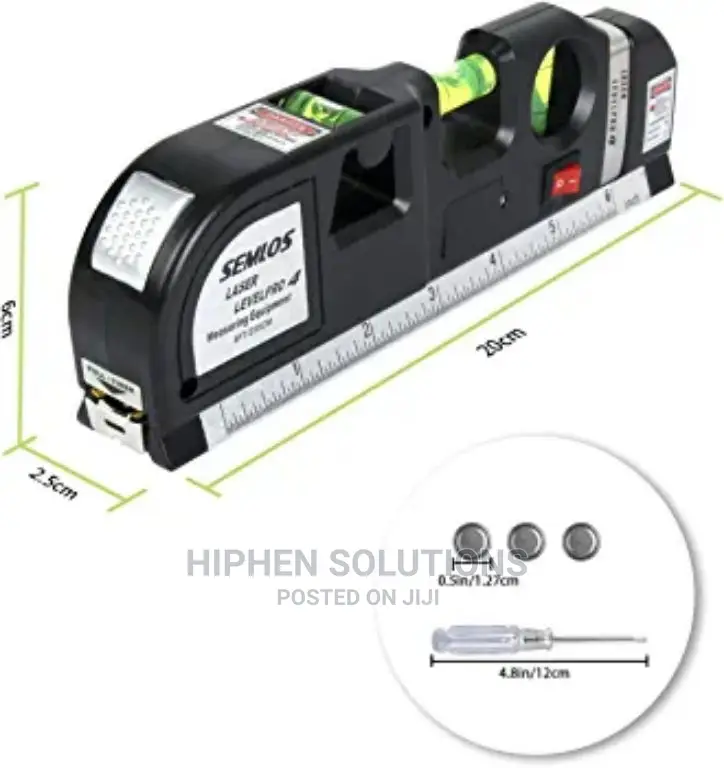 Tape Measure Pro 4 Level Bubbles With LED Light,
