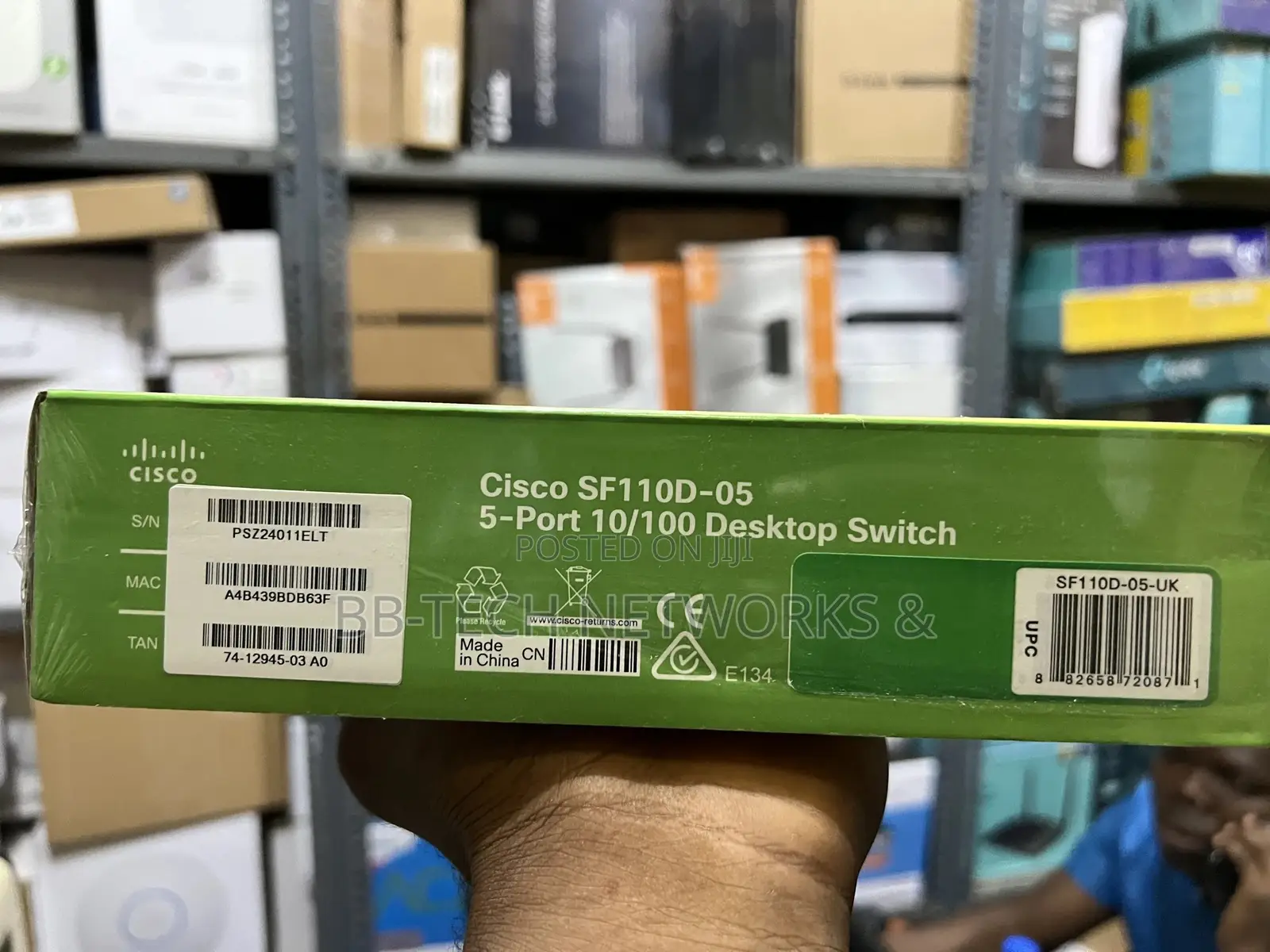 Cisco Sf110d-05 5-Port 10/100 Desktop Switching