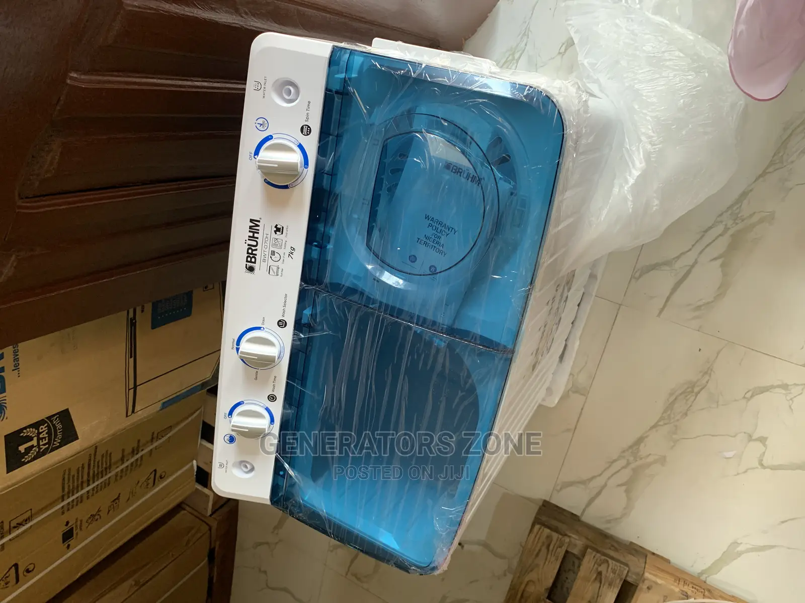 Effective Top Load Wash Machine BWT-070h 7kg